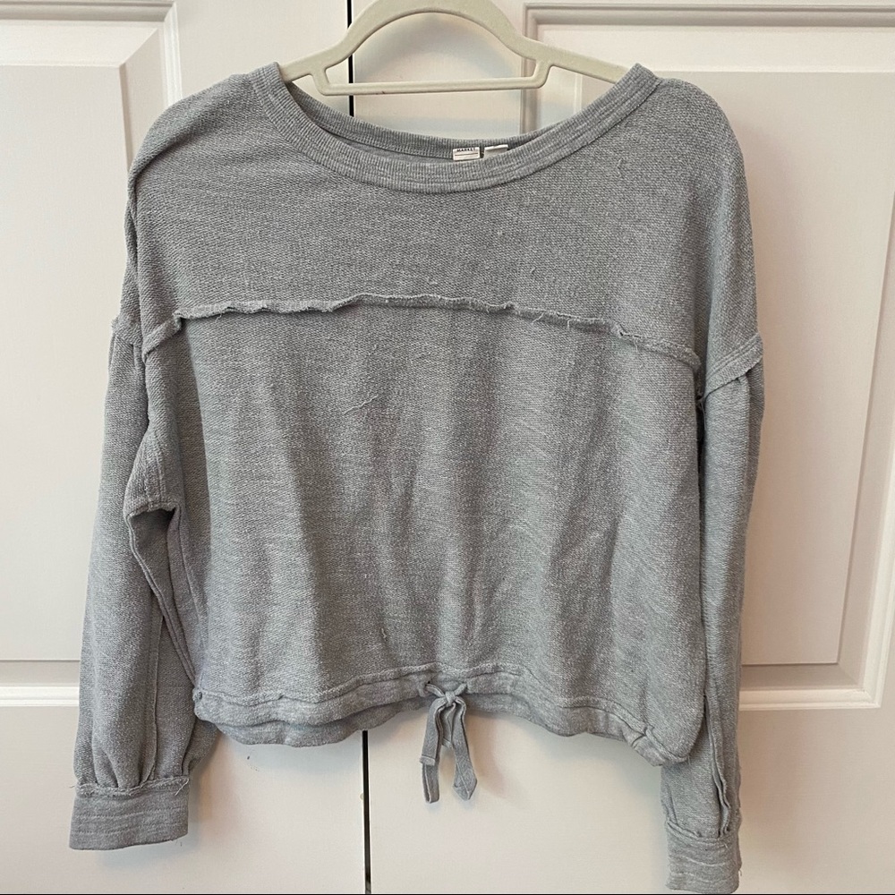 Long Sleeved Grey Sweater